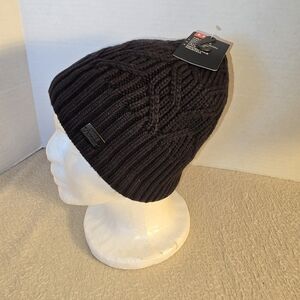 NWT Under Armour Women's  Atlas Black Knit Beanie OS